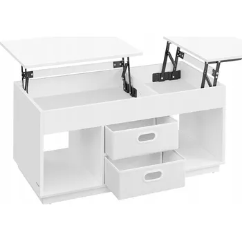 Konferenční stolek Konferenční stolek Vasagle obdélníkový 112 x 14,5 x 60 cm bílý