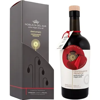 Dárkový potravinový koš Nobleza del Sur Prémiový extra panenský olivový olej Centenarium Premium Anniversary 500 ml v dárkovém balení (sklizeň 24/25)