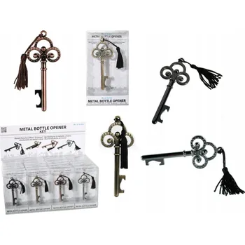 Otvírák OTVÍRÁK KLÍČ NA LAHVE PIVA, KAPSLE, KOVOVÝ, DVEŘE