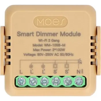 Smart ovladač osvětlení MOES Switch Module MS-105B-M WiFi Tuya