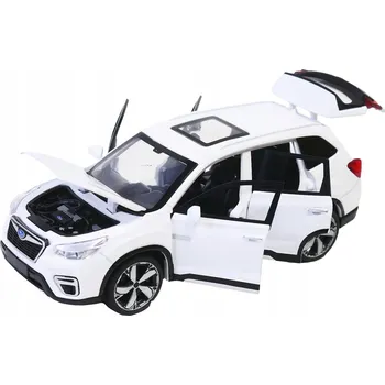 autíčko Subaru Forester model v měřítku 1:30, světlo, zvuk, otevírací, kovový
