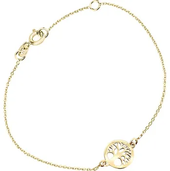 Náramek Cutie Jewellery Náramek zlatý strom života Z5030-60-X-1