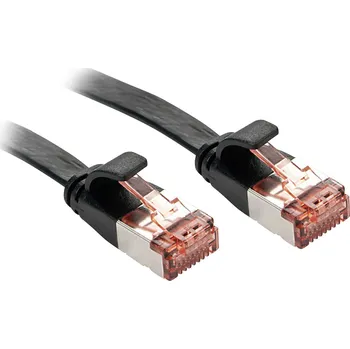 Datový kabel LINDY 47575 RJ45 síťové kabely, propojovací kabely CAT 6 U/UTP 10.00 m černá s ochranou 1 ks
