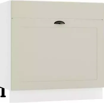 Kuchyňská skříňka Kuchyňská skříňka Adele D80ZL S/1 zasl caffe mat/bílá
