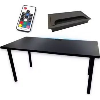 Kancelářská sestava Psací Stůl Top Černá 136x66x2,8 Model 2