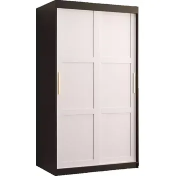 Předsíňová stěna Skříň Amiro 1 100 černý/bílý