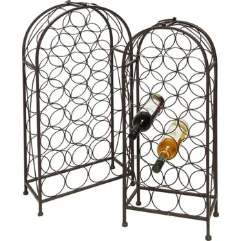 Stojan na víno Amb Haus Set dvou stojanů na vína Jumeaux
