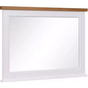 Zrcadlo Zrcadlo Galia 97cm Bílý/Dub Příroda