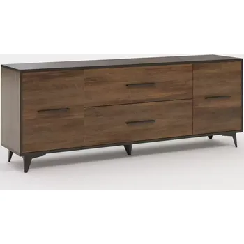 Obývací stěna TV Stolek Frida II 2D2S shirin walnut