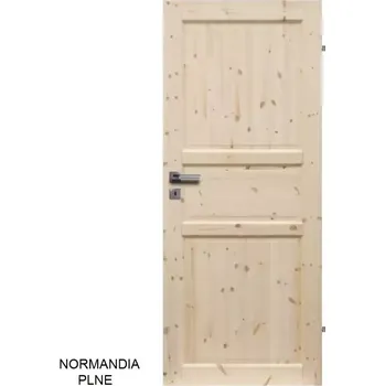 Interiérové dveře Interiérové dřevěné dveře NORMANDIA 60/197/4 cm Pravé Bílá