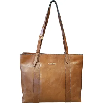 Kabelka Marta Ponti kožená dámská kabelka koňaková 8106189 cognac