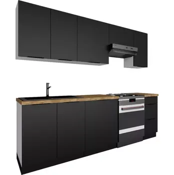 Kuchyňská linka Kuchyňská linka Mina 240 černá