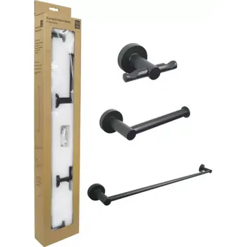 Koupelnový nábytek Koupelnová sada 3-dílná černá