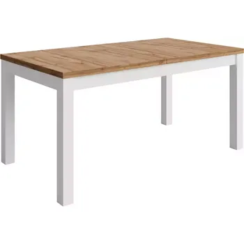 Jídelní set Stůl Agat 160+2x40 wotan/bílá