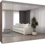 Skříň Marbella III 250 kašmír/stříbrná