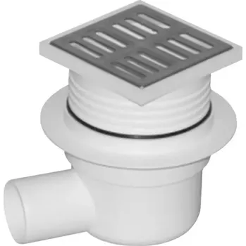 kanalizace Odtoková Mřížka Boční FI 50 bílá sítko nerez.. KRA028