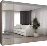 Skříň Marbella III 250 kašmír/černá