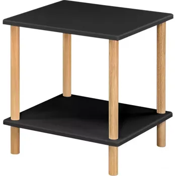 Obývací stěna Odkládací stolek GC7404 40x40x45 černá/přírodní