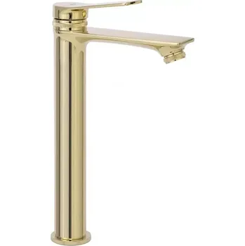 Vodovodní baterie Umyvadlová baterie vysoká Rea Viral zlatá