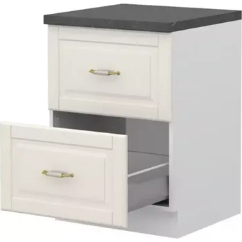 Kuchyňská skříňka Kuchyňská skříňka Evergreen R-60-2MBOX/4 2S ivorymat