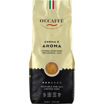 Káva Káva O'Ccaffé Crema e Aroma 100% AR, zrnková, 250g