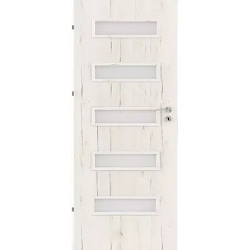 Interiérové dveře Interiérové dveře Lambro 5/5 60L sněžný dub