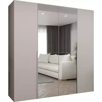 Předsíňová stěna Skříň Alicante II 200 kašmír/stříbrná