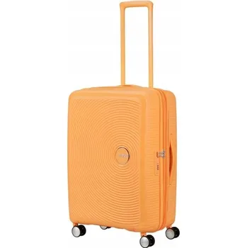 Kufr střední velikosti American Tourister Soundbox EXP - papaya pop