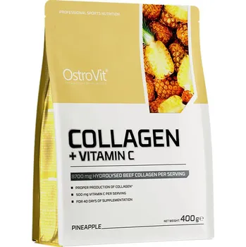 OstroVit Kolagen + vitamin C - Collagen + Vitamin C (400 g, Ananas)