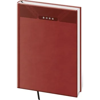 Kalendář Týdenní diář 2025 B5 Print Classic angl. červený