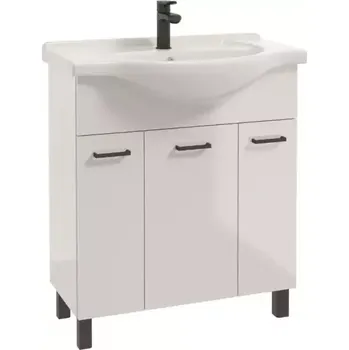 Koupelnový nábytek Skříňka s umyvadlem Novelty 75 bílý