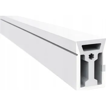 LED páska Silikonová boční trubice B1220 BÍLÁ Flex LED hadice Silikon pro COB pásky 2x10mm