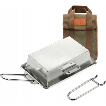 Pánev Grilovací pánev skládací rukojetí Venkovní pánev Camping Cooking Pot