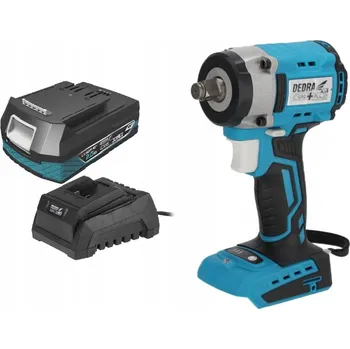 DEDRA Rázový utahovák akumulátor 2Ah SADA bezkartáčový DED7153 350 Nm 1/2"