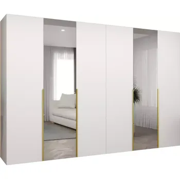 Předsíňová stěna Skříň Alicante II 300 bílá/zlatá