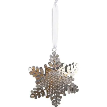 Vánoční ozdoba clayre eff Vánoční kovová ozdoba SNOWFLAKE