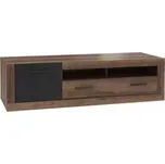 TV Stolek Trass 143 cm Dub/Černá