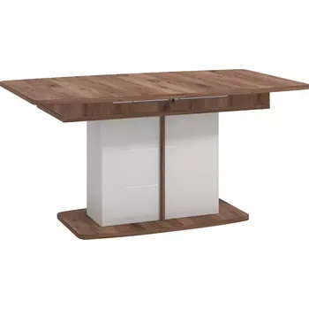 Jídelní set Stůl Burgundy bílá/dub 11012067