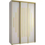 Skříň 45 Canaris 12 180 bílá/gold