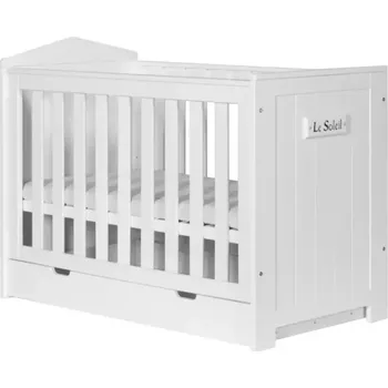 Ložnicová sestava Detská Postieľka Marsylia 120cm Bila