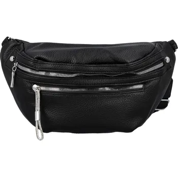 Ledvinka Trendy dámská koženková ledvinka Pentti, černá