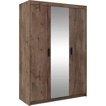 Předsíňová stěna Skříň se zrcadlem Elena 133cm Dub Lefkas