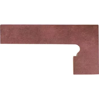 Dlažba Sokl Zanq Capri Rojo Pravý 39/20