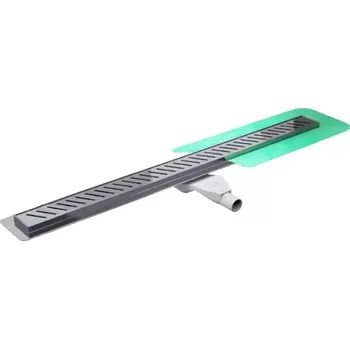 Odvodňovací žlab Liniové odvodnění sprchový žlab Steel 800