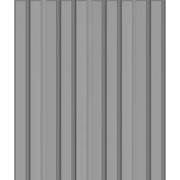 Obklad Lamelový panel M-LINE Šedý 12x122x2650mm