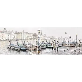 Obraz Canvas Watercolor 45x140 ST403 Venezia Gondole