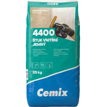 Omítka Cemix Štuk Vnitřní Jemný 25 kg