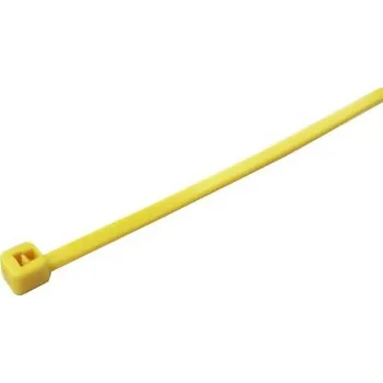 Organizace kabelů Kabelová vázací páska Nedá se uvolnit 280mm 4,8 mm Žlutá Nylon 66 RS PRO