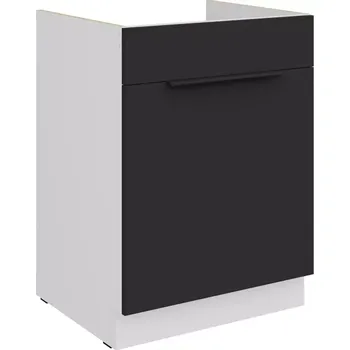 Kuchyňská skříňka Aria BL/WH Anti Fingerprint 60zl 1s Bb