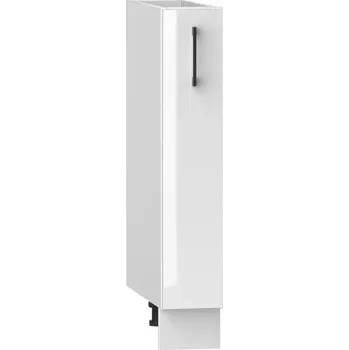 Kuchyňská skříňka Kuchyňská Skříňka Oscar D15 Cargo + Koš bílá lesk/bílá